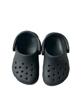 CROCS BLACK BABY 4